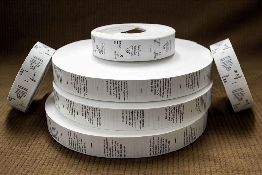 TAFETA PRINTED LABEL 3 